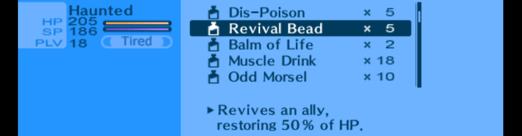 Revival Bead, Persona 3 Portable